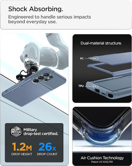 Spigen Slim Armor Cs Rückseite Silikon / Kunststoff Hellblau Galaxy S26 Ultra