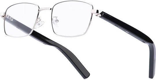 Avizar Nova Connected Glasses Square Photochromic Lenses Black