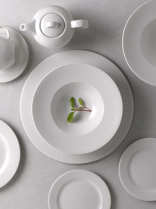 Churchill 1795 Shallow Serving Plate from White Porcelain 17cm 12 Pieces