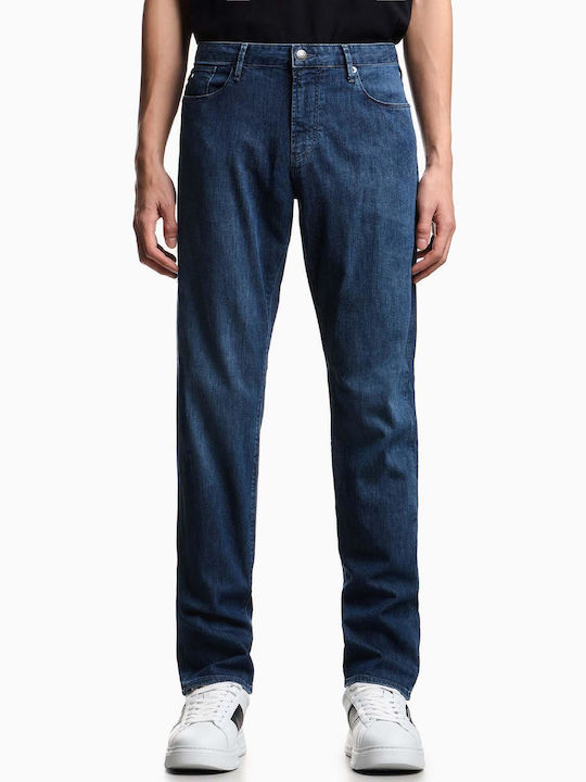 Emporio Armani Ανδρικό Παντελόνι Τζιν Slim Fit Μπλε Emporio Armani Ανδρικό Παντελόνι Τζιν Slim Fit Μπλε