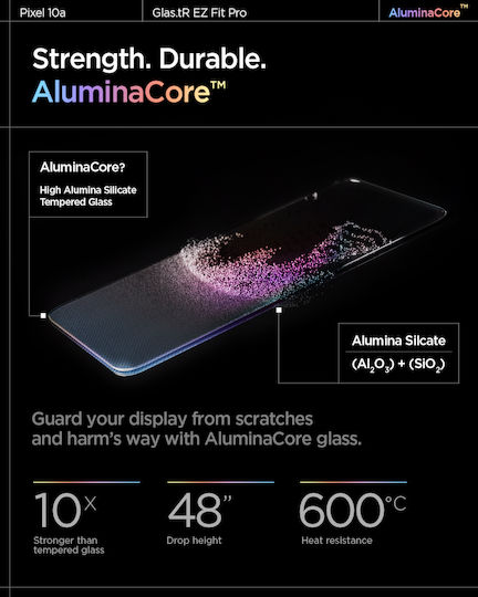 Spigen Glass Tr Ez Fit Pro Tempered Glass 2τμχ (Google Pixel 10a) AGL11364