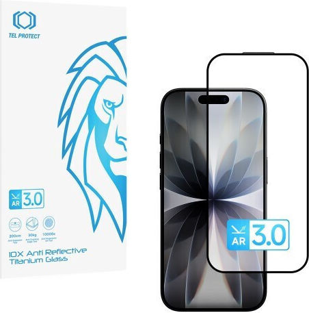 Tempered Glass Tel Protect 10x Ar 3.0 Antireflex Titanium Pentru iPhone 17 Pro Max Envelope
