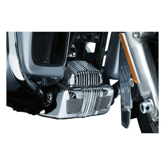 Kuryakyn Water Pump Voltage Regulator Cover Chrome Motorcycle Harley-Davidson Touring Flt 14-16 Water-Cooled Excl Cvo