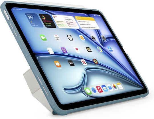 Pipetto Origami No1 Original Case Compatible iPad Air 11 Inch 2024 iPad Air 10.9 Inch 2022/2020 Turquoise