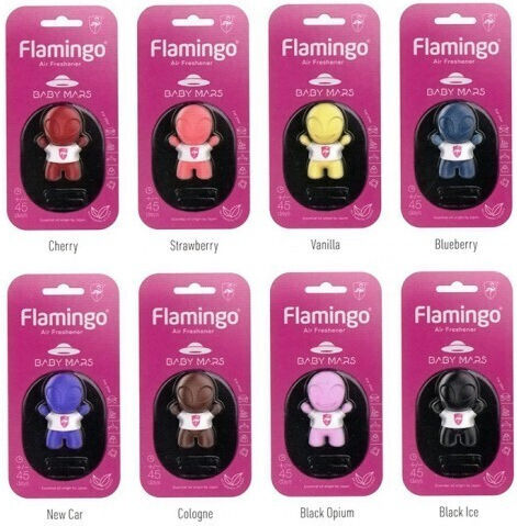 Flamingo Αρωματικό Αεραγωγού Αυτοκινήτου Baby Mars New Car