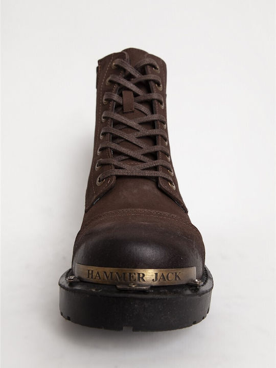 Leder Braune Herrenstiefel