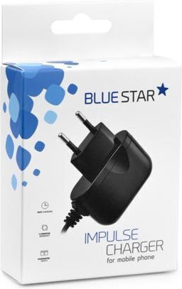 Blue Star Car Charger 3A with one Port: 1xUSB with Cable Lightning White Color