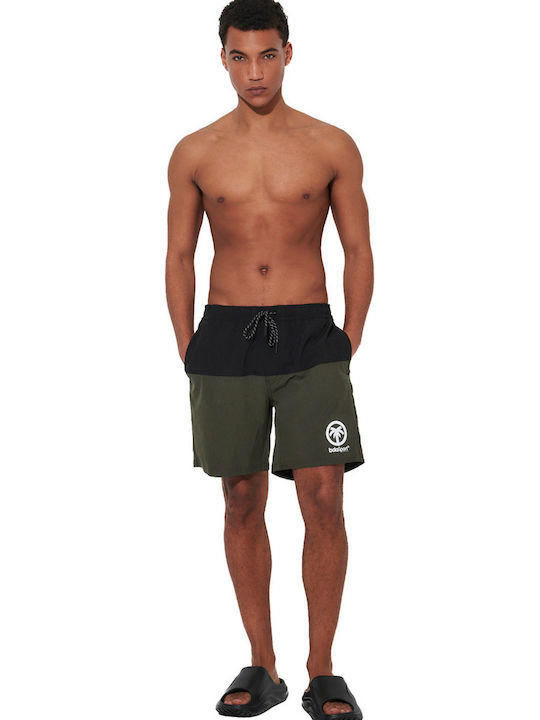 Herren-Bademode Kurze Hosen Schwarz Tarnfarben
