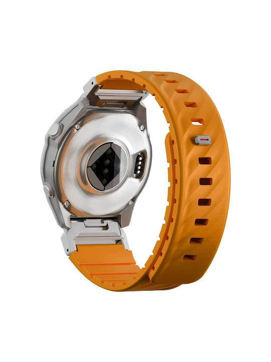 Uniq Fluo X Smart-fit Strap Garmin 22mm Orange Uniq-22mm-fluoporg