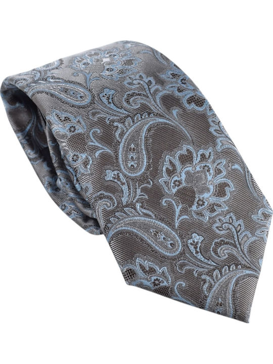 Men's Tie Handkerchief 6cm Nino Venturi A42 Petrol