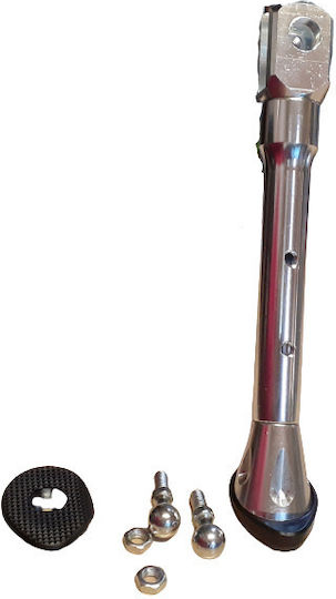 Motorcycle Single Stand in Silver Color 10664