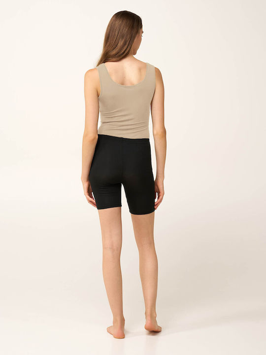 Ärmelloses Schwarzes Damen T-Shirt