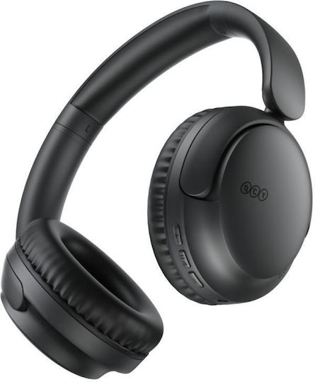 QCY H2S Lite Wireless / Wired On Ear Headphones with 60 Hours Playing Time Black