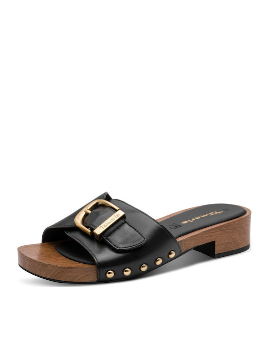 Damen Flache Sandalen Schwarz