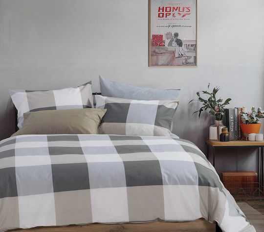 Nef-Nef Homeware Casual Check Σετ με Λάστιχο Nef-Nef Homeware Casual Check Σετ με Λάστιχο