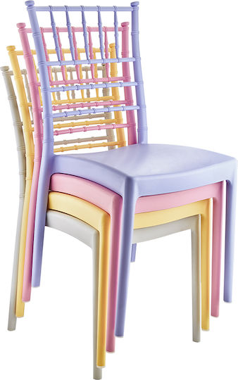 Set De Mobilier Pentru Catering Evenimente Raki Masă Rotundă Pliantă D180xh74cm 8 Scaune 44x42xh92cm Plastic Metal Alb