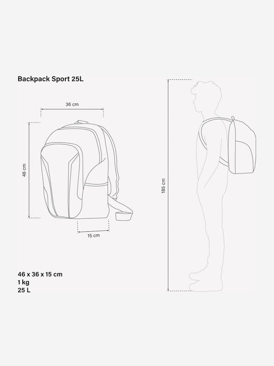 Scicon Bicycle Backpack 25lt Black