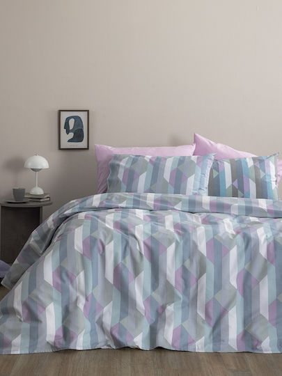 Palamaiki Fl6297 Super-Double Bed Sheets Set 240x260cm 4 Pieces