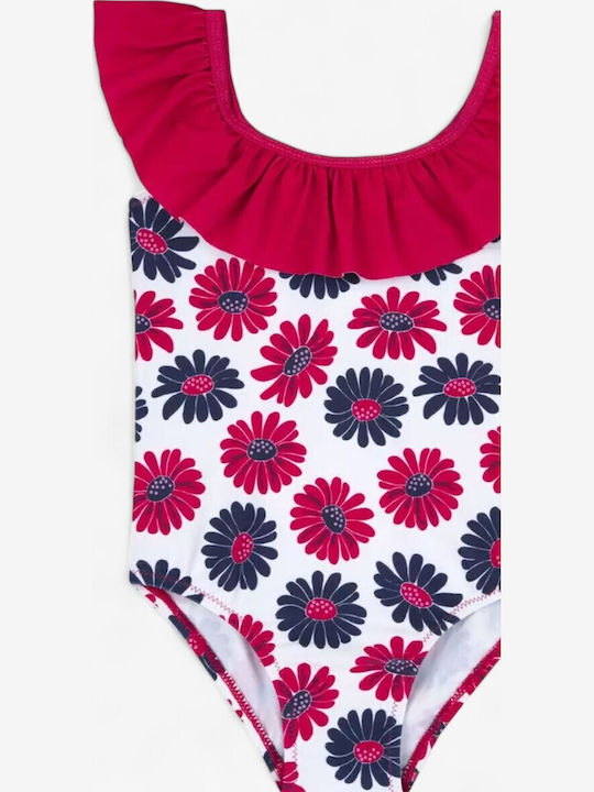 Chicco Παιδικό Μαγιό Ολόσωμο White/red