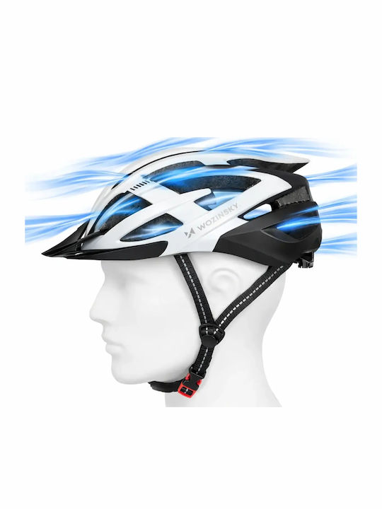 Wozinsky Cască De Bicicletă De Munte Neagră