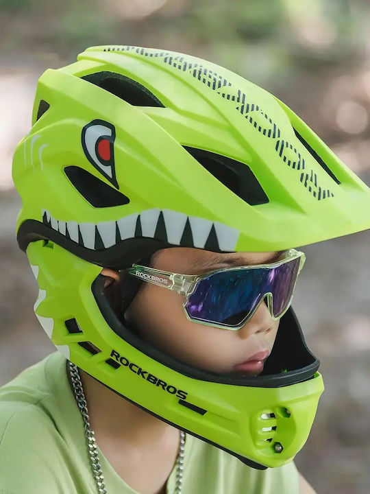 Rockbros Cască Pentru Bicicletă De Oraș Verde Pentru Copii