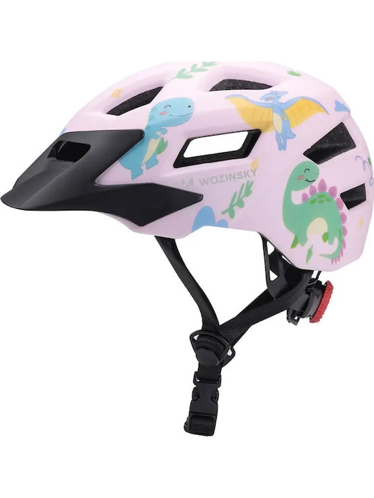 Wozinsky Kinderfahrrad- / Rollerhelm für Berg Rosa