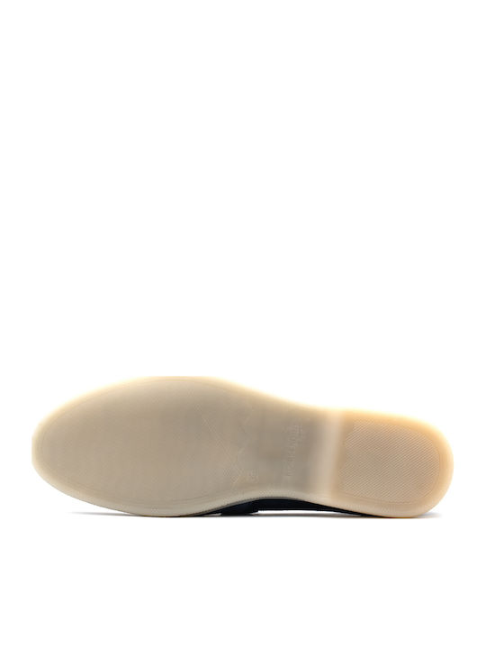 Δερμάτινα Γυναικεία Loafers σε Μπλε Χρώμα