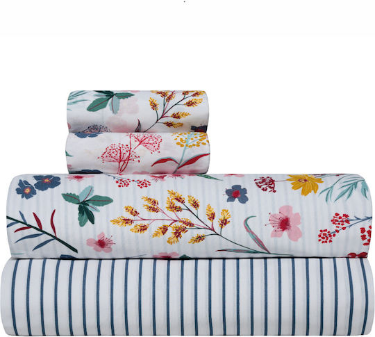 Kentia Raya Комплект Чаршафи Полудвойни 190x270см 3 Броя