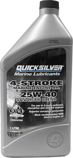 Quicksilver 25W-40 Synthetic Boat Lubricant 1lt