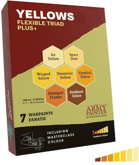 The Army Painter The - Warpaints Fanatic: (7 Χρώματα) Χρώμα Μοντελισμού Yellows 18ml