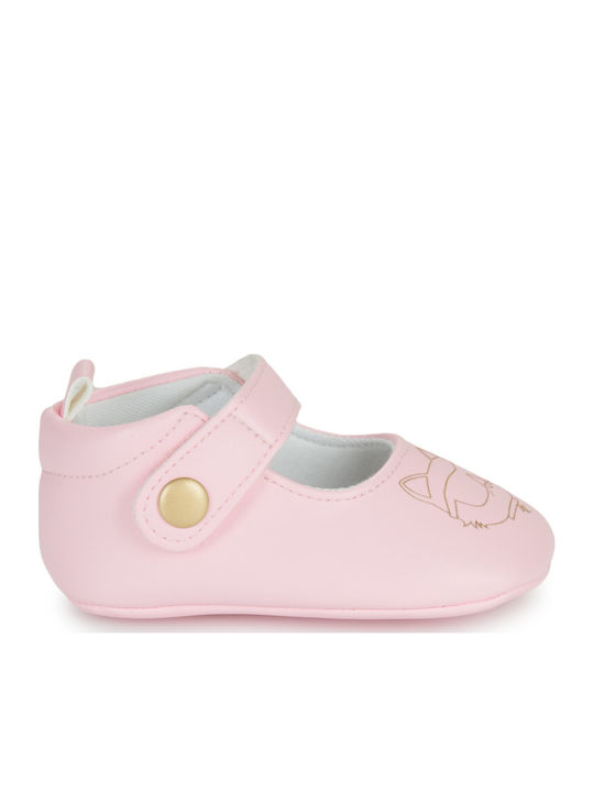 Karl Lagerfeld Baby Soft-Sole Slippers Pink