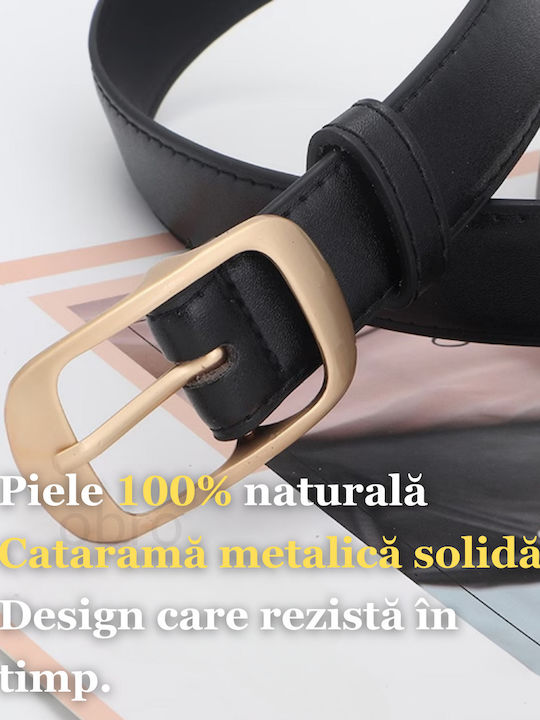 Curea Dama Din Piele Neagră