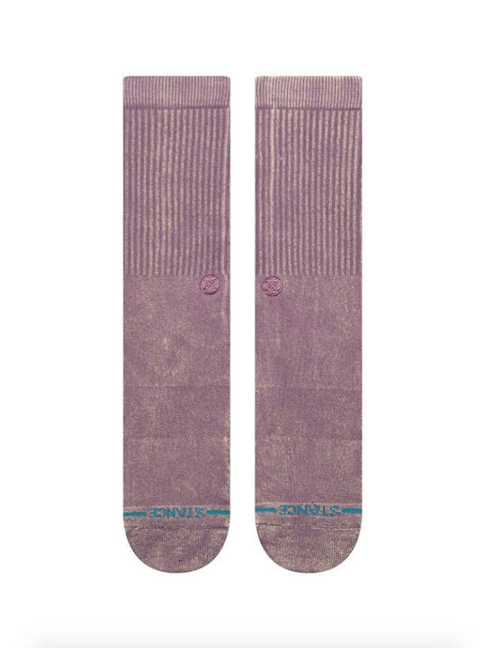 Stance Icon Dyed Αθλητικές Κάλτσες Μωβ
