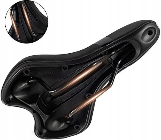 Șea De Bicicletă Neagră Cu Gel 270 X 160 Mm