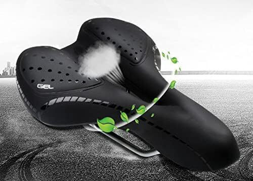Bicycle Saddle Black With Gel 270 x 160 mm
