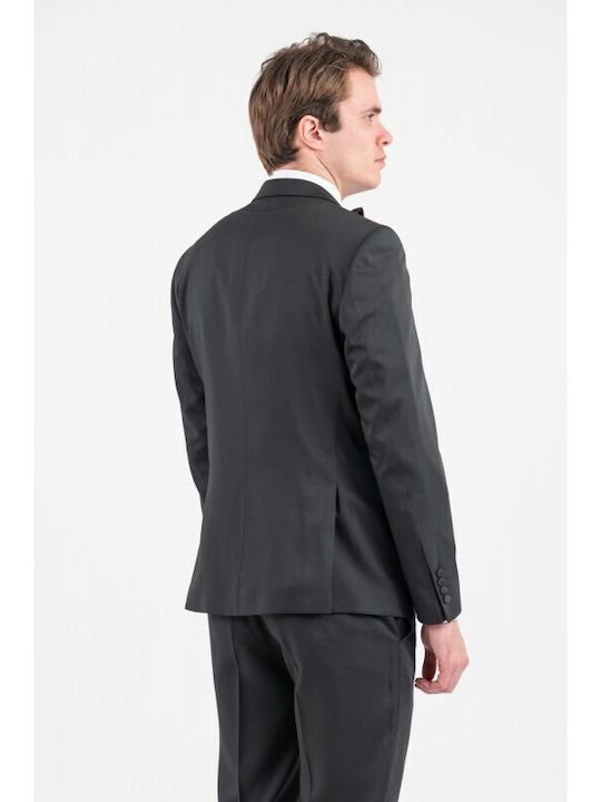 Summer Men's Groom's Suit Black