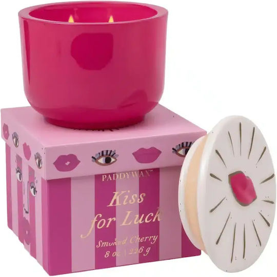 Soy Candle In Pink Jar 226gr