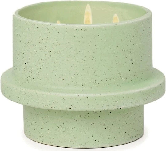 Green Διακοσμητικό Κερί σε Βάζο Πράσινο 326gr