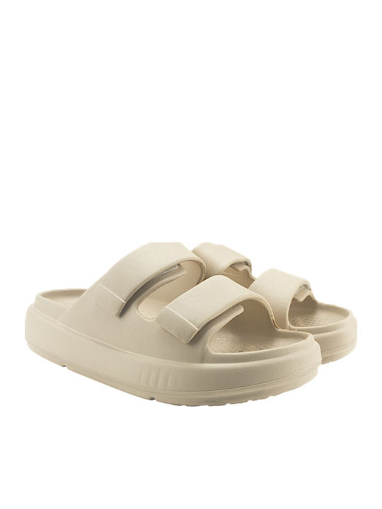 Flip Flops In Beige Colour