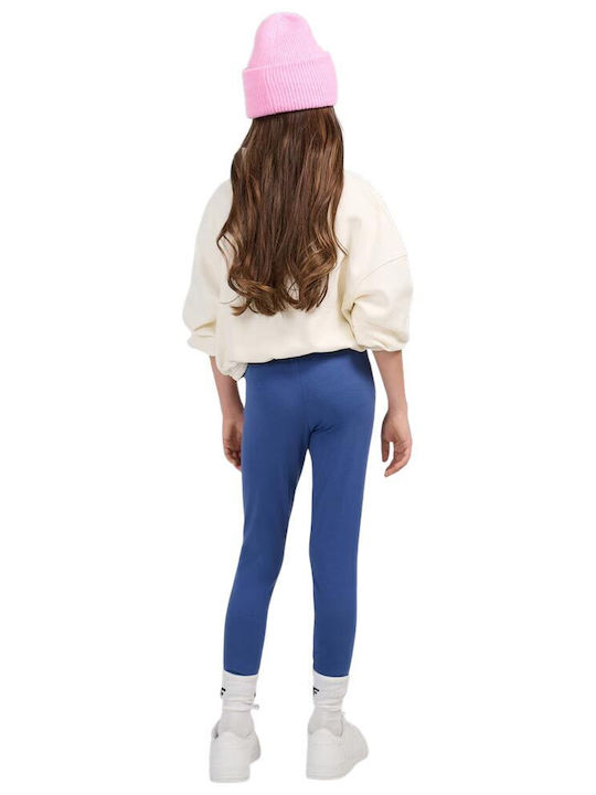 Kids Long Blue Leggings