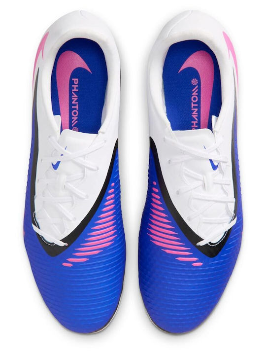 Nike Phantom 6 Low Academy Ποδοσφαιρικά Παπούτσια με Τάπες SG Μπλε