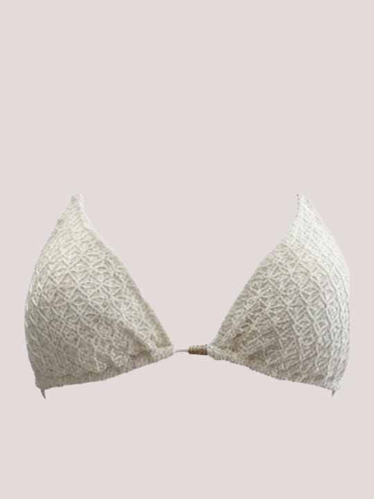 Set Bikini Dreieck Push-Up & Brasilien Weiß MB3215. Weiß