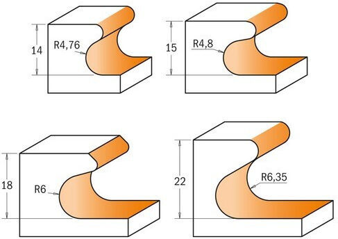 Cmt Κοπτικό Ρούτερ Finger Pull D47.60mm-s12.7mm #855.601.11