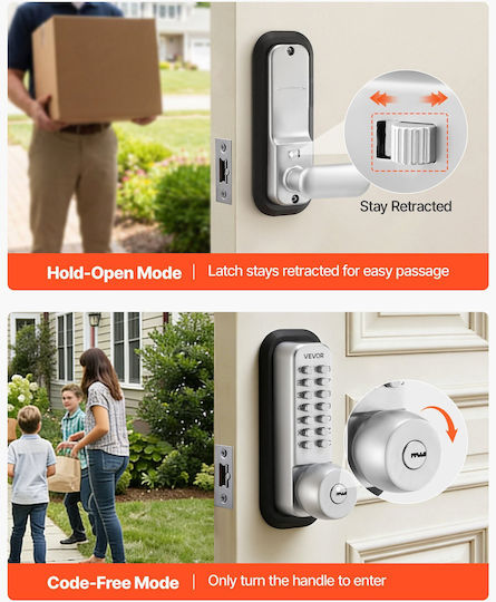 Vevor Electronic Lock in Silver Colour