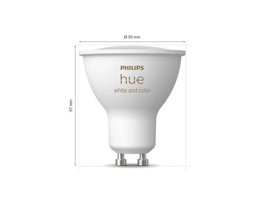 Philips Smart Bulbs Hue Bridge Pro LED for GU10 Socket Dimmable 3 Pieces
