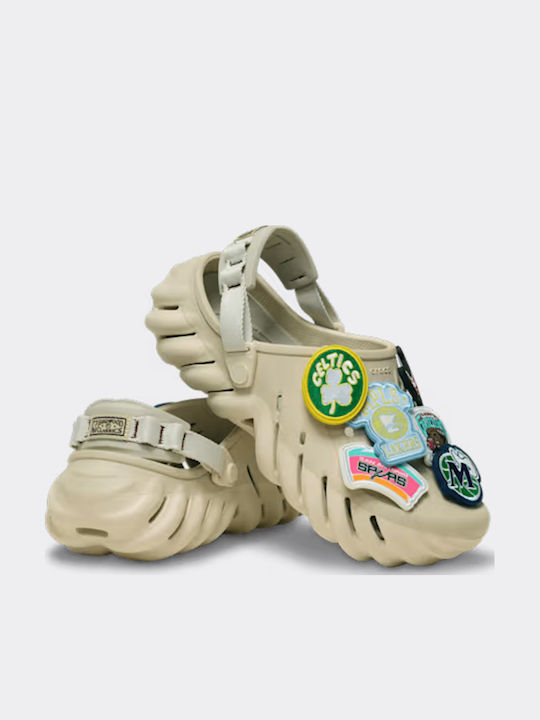 Crocs Echo Ανδρικά Σαμπό Μπεζ