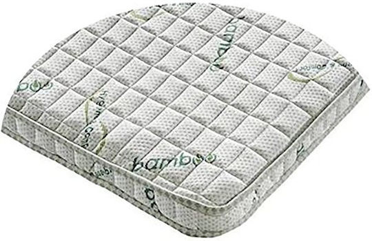 Hygiene Bamboo Orthopedic Mattress Topper Foam Memory White Green 120x180x5cm
