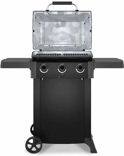 Gem 310 Shadow Газов Грил С Решетка 55x34см с 3 Горелки 6.9kW