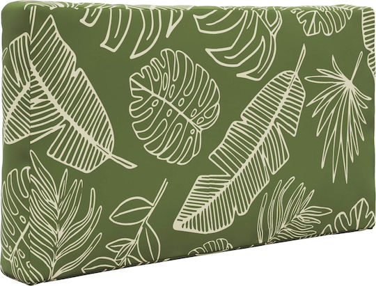 vidaXL Gartenstuhlkissen Mit Rückenlehne Blatt 2Stück 80x80cm