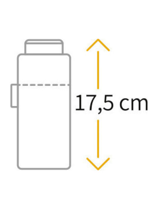 Compact Ομπρέλα Βροχής Σπαστή Καφέ